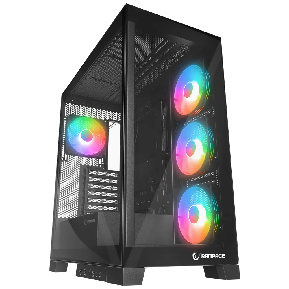 Rampage CASE HYDRA V2 BLACK 4x120 RGB