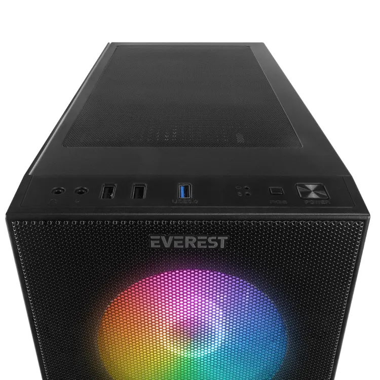 Everest CASE FACED V5 Mesh 4x120 RGB, 600W