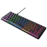 Rampage Tastatura REBEL Black Low Profile Gaming RED SWITCH US/ENGLISH RGB