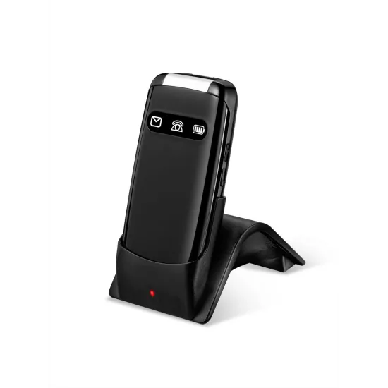MeanIT Mobilni telefon SENIOR Flip Max-Crni