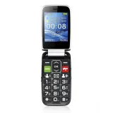 MeanIT Mobilni telefon SENIOR Flip Max-Crni
