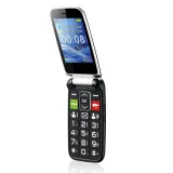 MeanIT Mobilni telefon SENIOR Flip Max-Crni