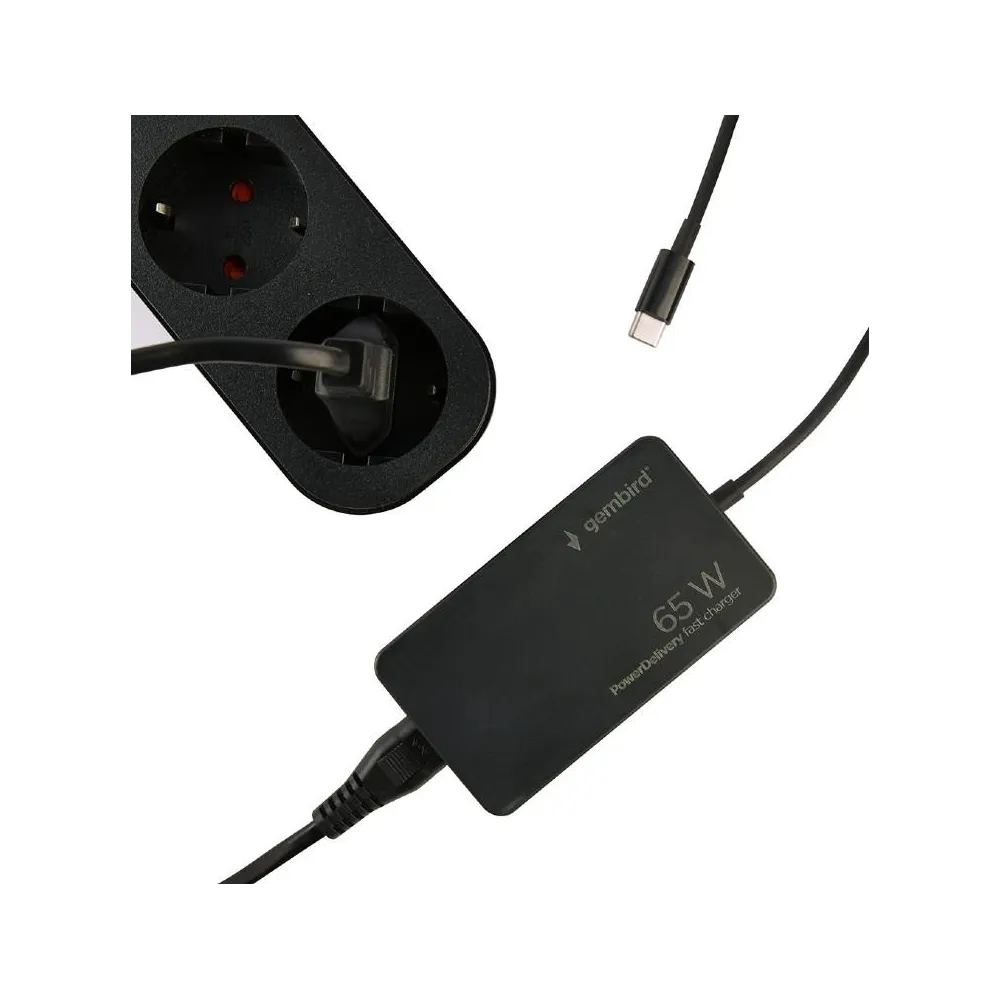 Gembird Punjac USB-C NPA-AC-PDQC65-01 - 65W