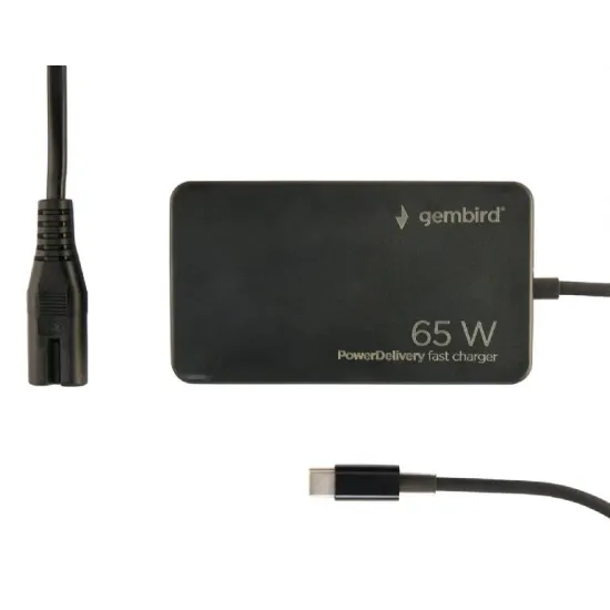 Gembird Punjac USB-C NPA-AC-PDQC65-01 - 65W