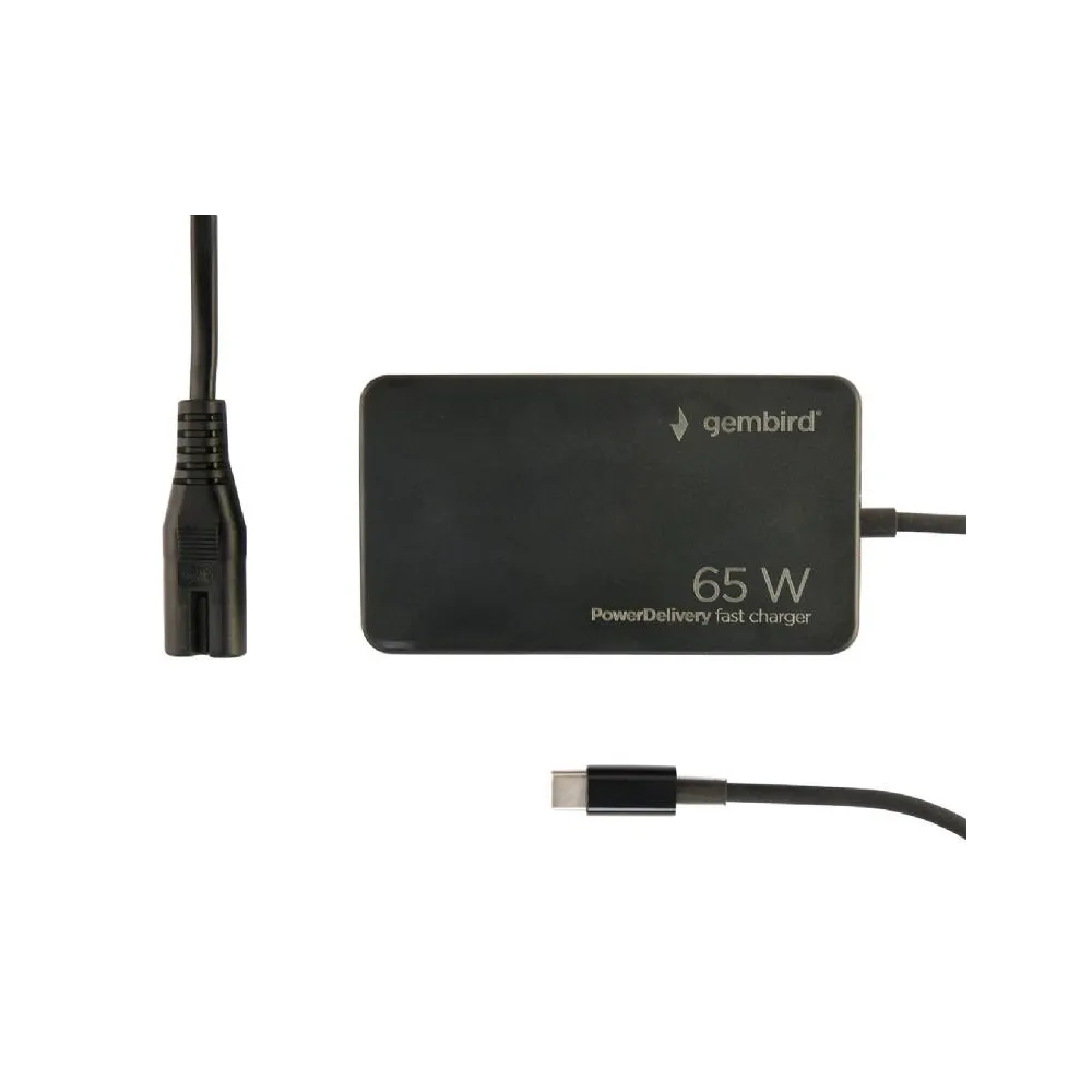 Gembird Punjac USB-C NPA-AC-PDQC65-01 - 65W