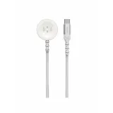 Swissten Punjač za Apple watch magnetic, USB-C 1.2m White