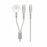 Swissten Kabl 2in1 punjač za Apple Watch i USB-C, USB-C 1.2m White