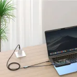 Swissten Kabl 2in1 100W USB-C/ 2x USB-C 1.5m Black