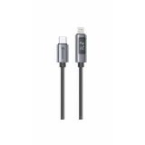 Swissten Kabl USB-C/Lightning sa LCD 1.5m