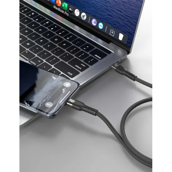 Swissten Kabl Data Video USB-C 4.0 – 240W, 40Gbps, 8K 60Hz, 1.5m Black
