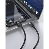 iPEAX Kabl Textile Type-C/Type-C 1m, USB 2.0 Black
