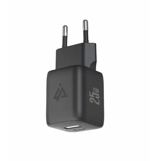 iPEAX Adapter GaN 25W (USB-C + USB-A) Black