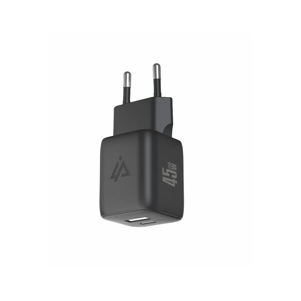 iPEAX Adapter GaN 45W (USB-C + USB-A) Black