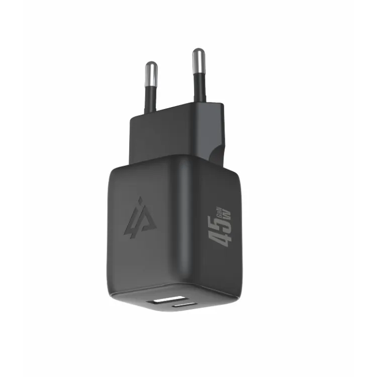 iPEAX Adapter GaN 45W (USB-C + USB-A) Black