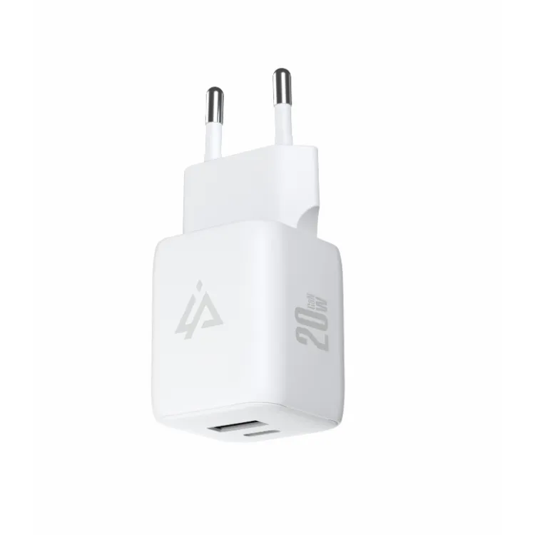 iPEAX Adapter GaN 20W (USB-C + USB-A) White