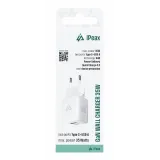iPEAX Adapter GaN 35W (USB-C + USB-A) White