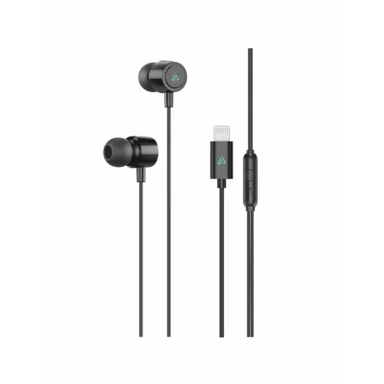 iPEAX Slušalice Wired Lightning Black