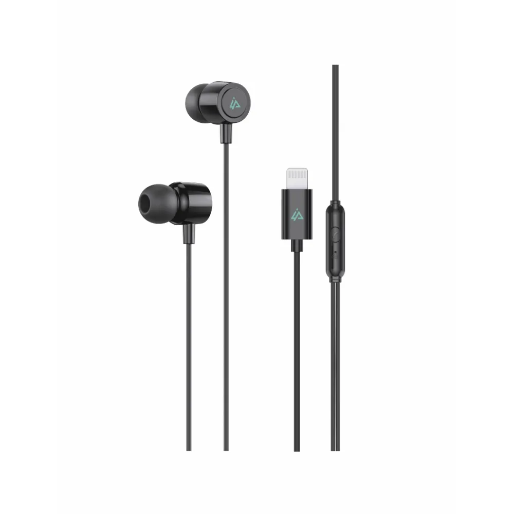 iPEAX Slušalice Wired Lightning Black