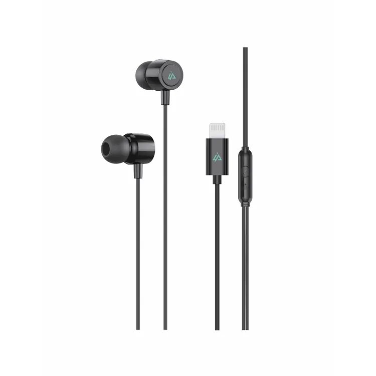 iPEAX Slušalice Wired Lightning Black