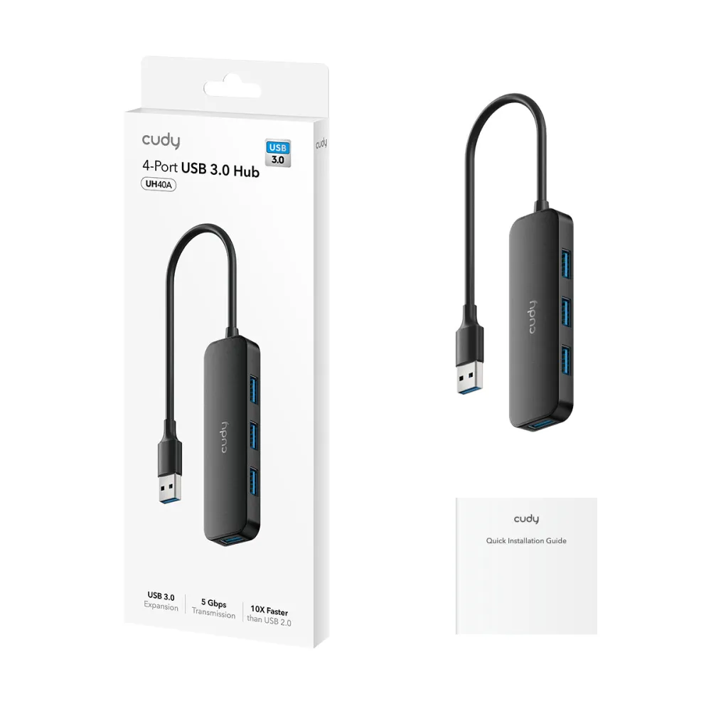 CUDY HUB 4-Port USB 3.0