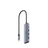 CUDY HUB 5-in-1 1x HDMI 4K, 1x USB Type-C PD 100W, 1x USB A 3.2, 1x USB A 2.0