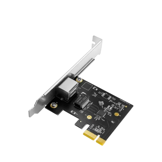 CUDY Mrežna kartica PE25, 1x 2.5 Gigabit Ethernet (10/100/1000/2500Mbps), PCI-Express x1, RJ-45, internal
