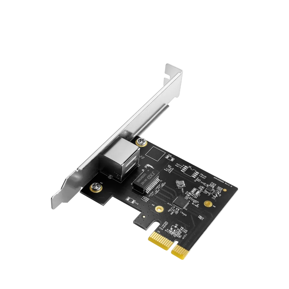 CUDY Mrežna kartica PE25, 1x 2.5 Gigabit Ethernet (10/100/1000/2500Mbps), PCI-Express x1, RJ-45, internal