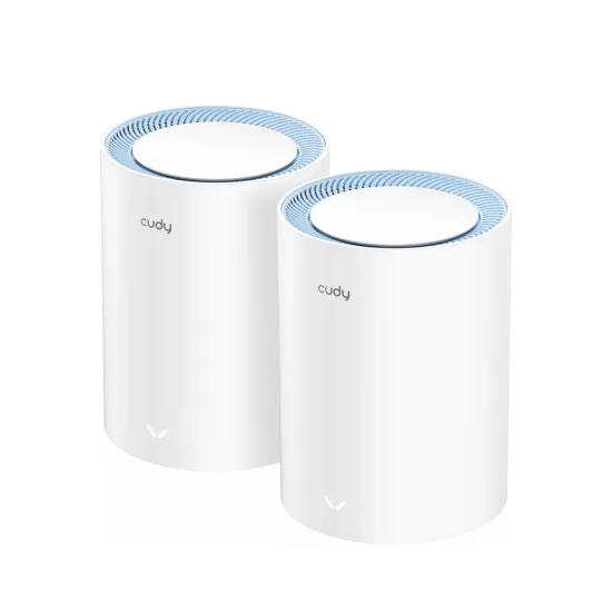 CUDY Router M1200(2-Pack) AC1200 Wi-Fi Mesh