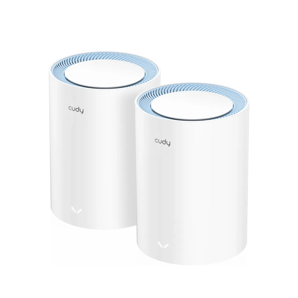 CUDY Router M1200(2-Pack) AC1200 Wi-Fi Mesh