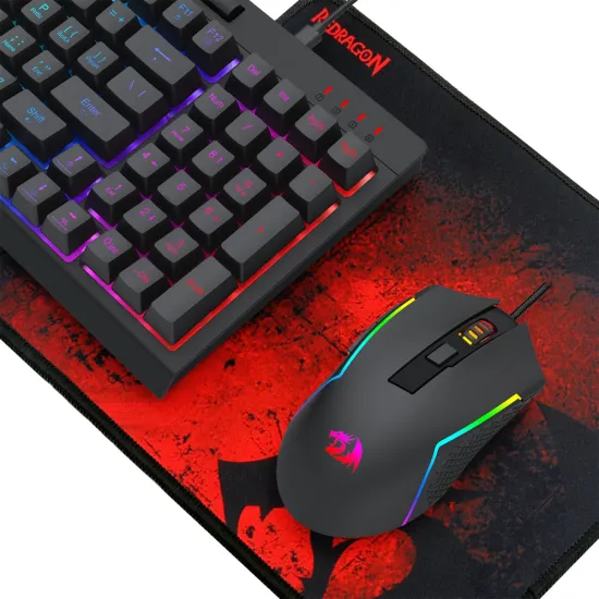 Redragon Combo set 4 in 1 S149 - K515-RGB + M616-RGB + H120 + P016