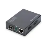 Digitus Media Converter RJ45/SFP, 10/100/1000Mbps (Gigabit), 1x RJ-45, 1x SFP slot, external