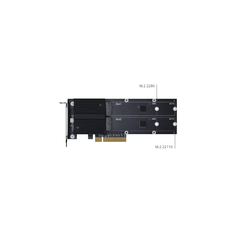 Synology Adapter M2D20 Dual slot M.2 SSD adapter card for cache acce