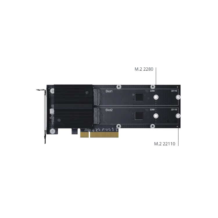 Synology Adapter M2D20 Dual slot M.2 SSD adapter card for cache acce