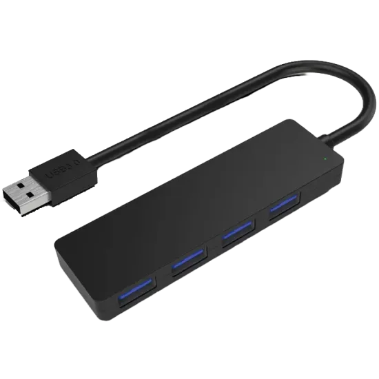 E-GREEN HUB USB 3.0 4 USB 3.0 crni