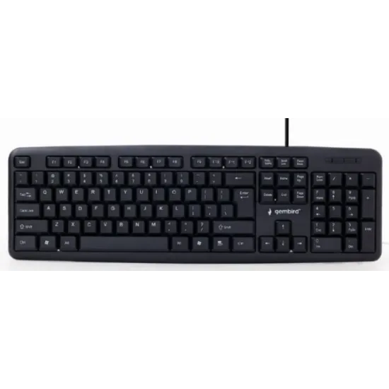 Gembird Tastatura standart usb ENG/black KB-U-103