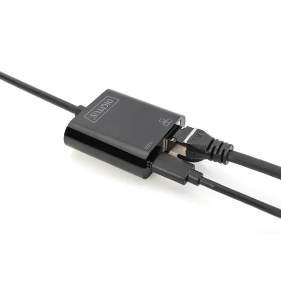 Digitus HUB USB Type C to RJ45 Gigabit Ethernet + Type C PD