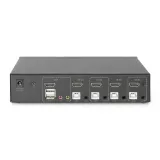 Digitus KVM switch 4 Port HDMI, 4K / 30 Hz (3840 x 2160p)