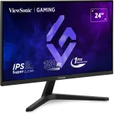 ViewSonic Monitor 24 VX24G1-HD, 1920×1080 (FHD), IPS panel, 180Hz, 1 ms (MPRT), 1000:1, 300 cd/m², Adaptive Sync (FreeSync / G-S