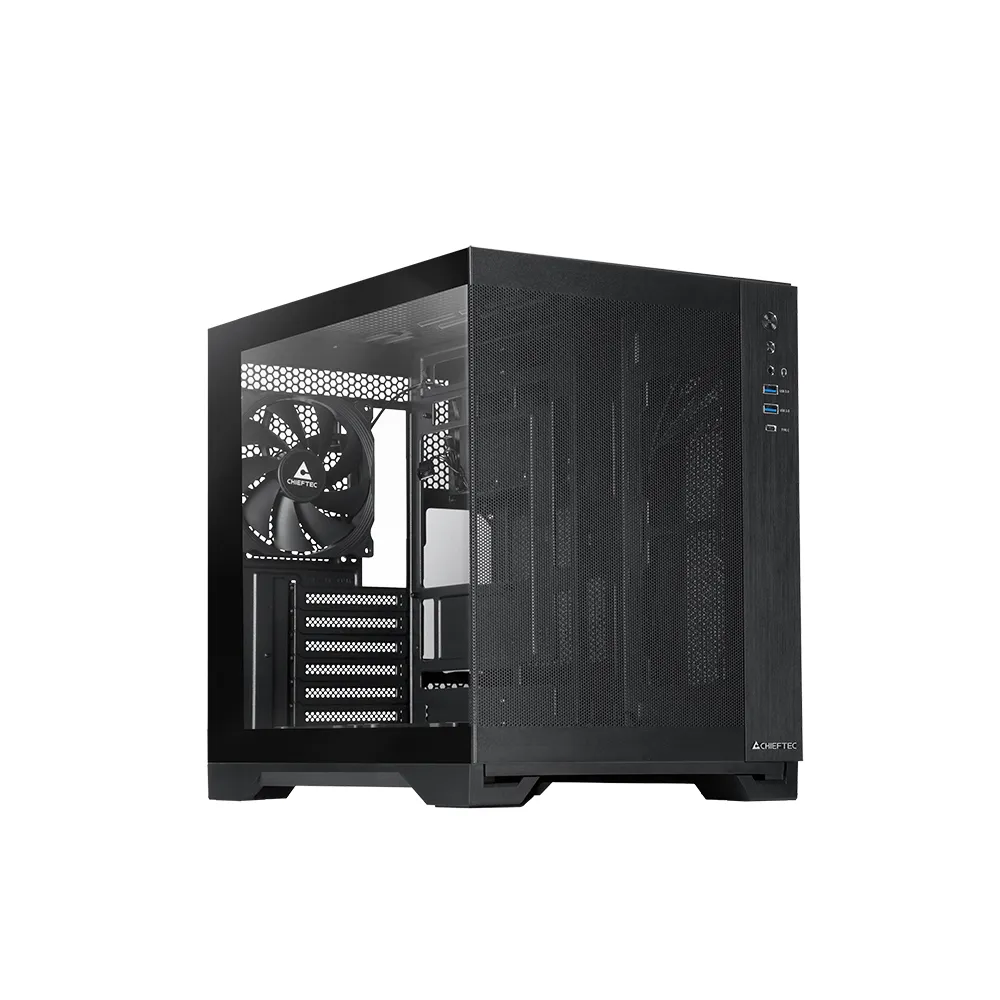 Chieftec CASE VISIO AIR GM-30B-M-OP 3x140