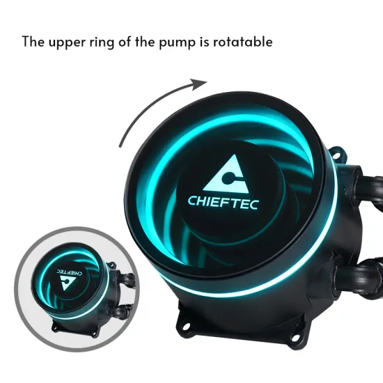 Chieftec CPU Cooler Iceberg 240 CLC-240-RGB (1851, 1700, 1200, AM5, AM4)