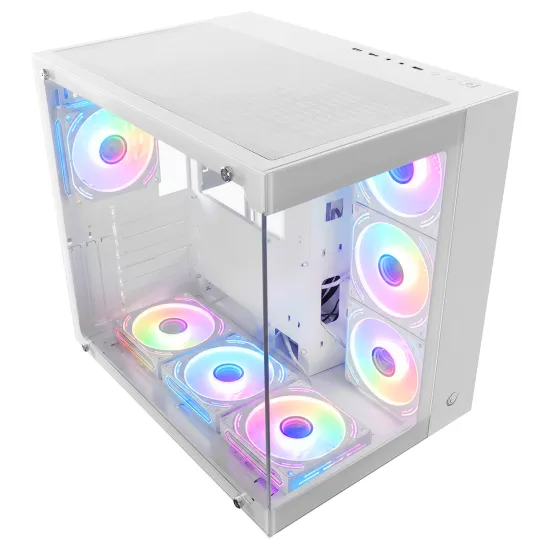 Rampage CASE ICEWAVE PRO White 7x120 ARGB