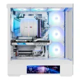 Zalman CASE P40 DS White 4x120 ARGB 9.1 LCD