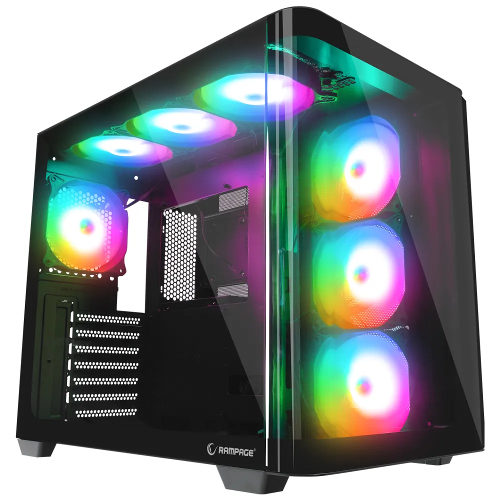 Rampage CASE LOOPY PLUS 7x120 ARGB 950W 80+