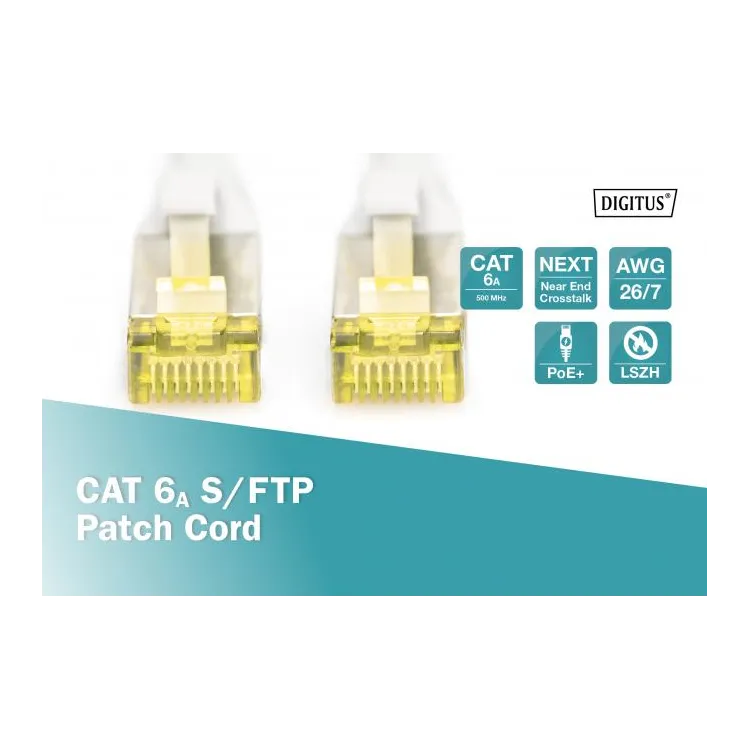 Digitus Kabl S-FTP patch CAT6A 20m sivi