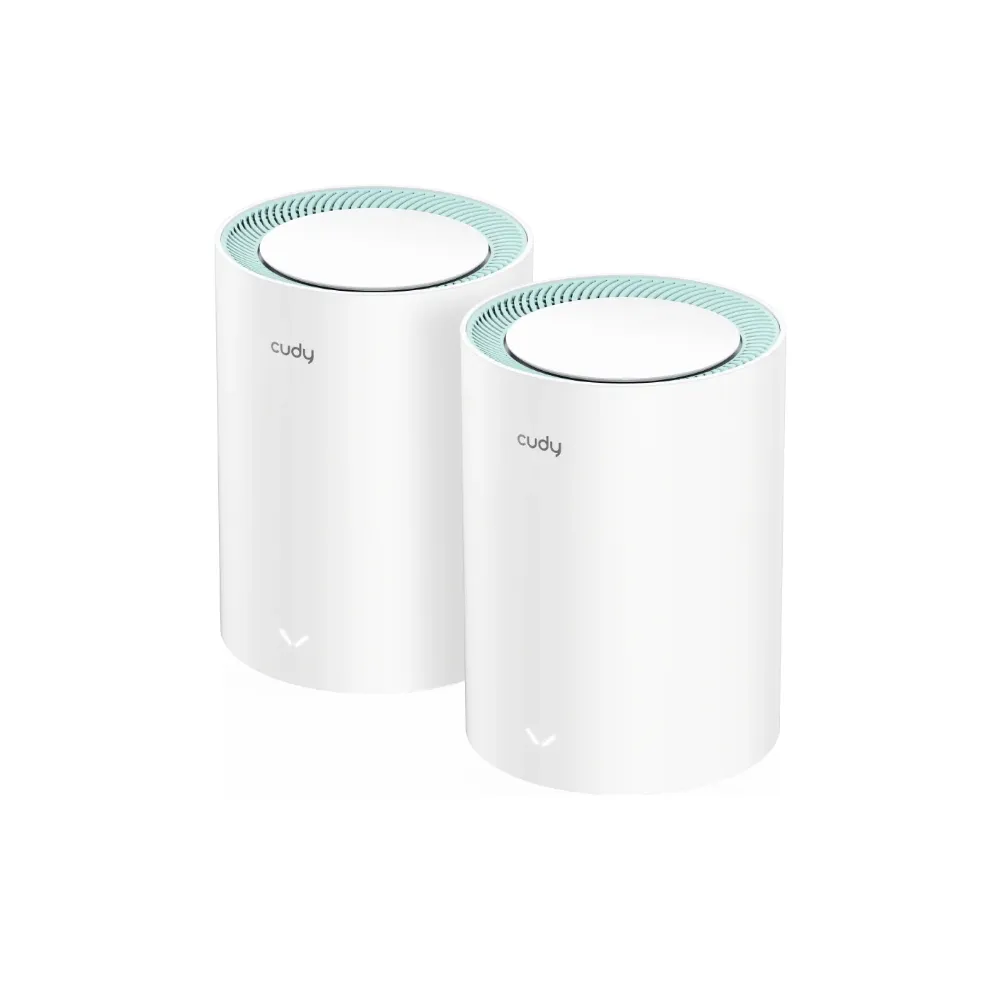 CUDY Router M1500(2-Pack) AX1500 Wi-Fi 6 Gigabit Mesh