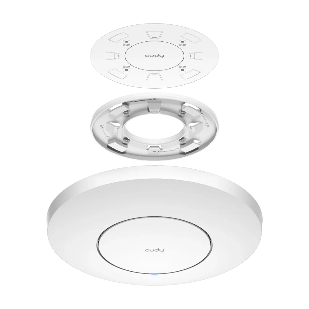 CUDY Access Point AP1300, AC1200 (WiFi 5), dual-band, do 1.2Gbps, 1x GbE, PoE 802.3af + PoE adapter included, ceiling/wall mount