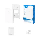 CUDY Access Point AP1300 Wall, AC1200 (WiFi 5), dual-band, do 1.2Gbps, 1x GbE, wall-plate mount, indoor