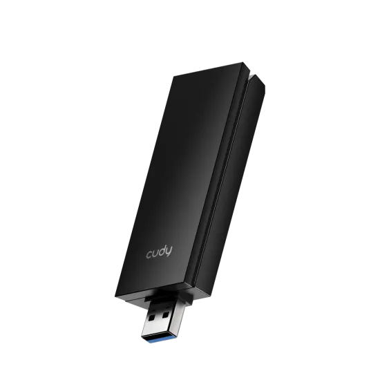 CUDY Adapter WU5400 AX5400 Tri-Band Wi-Fi 6/6E