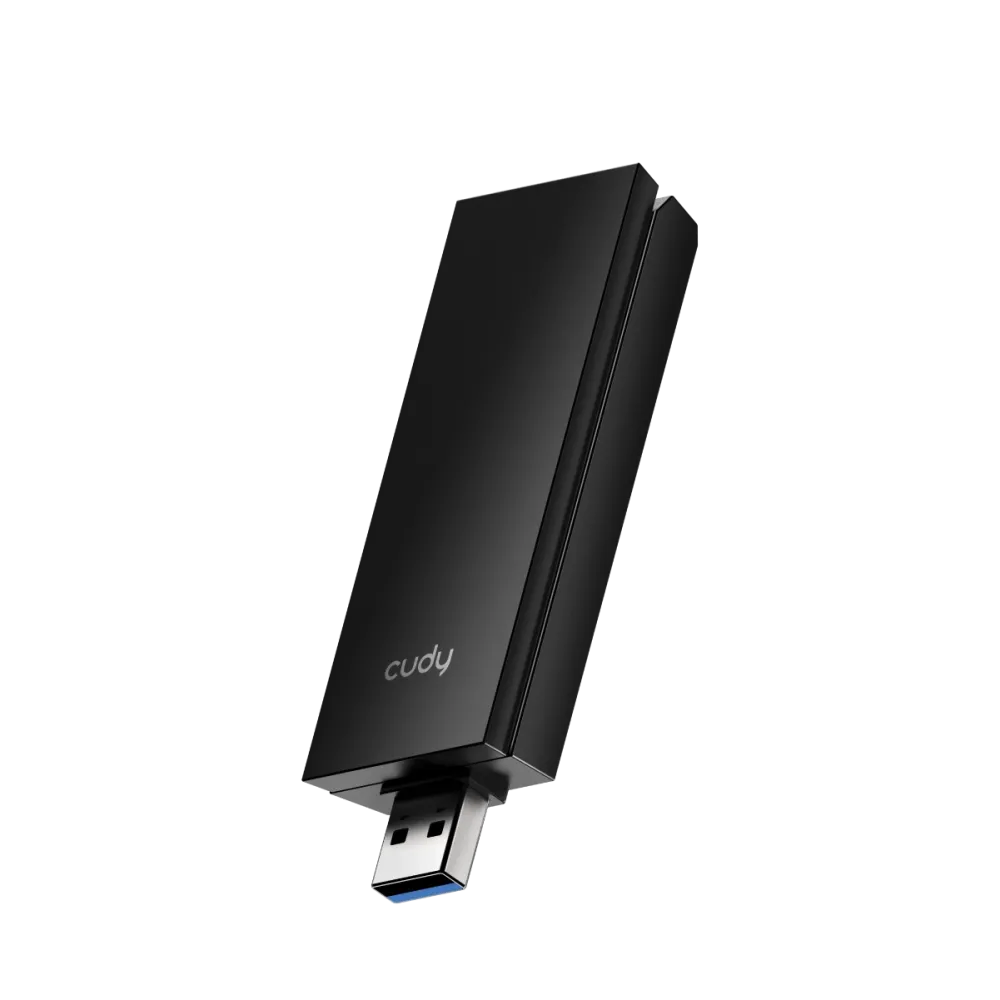 CUDY Adapter WU5400 AX5400 Tri-Band Wi-Fi 6/6E
