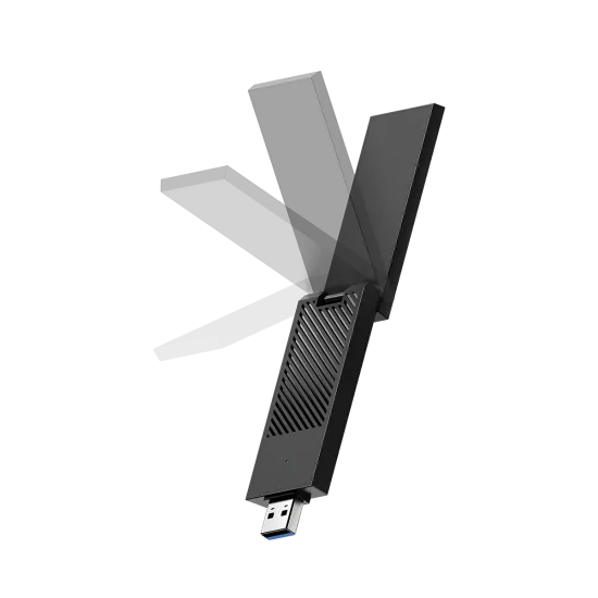 CUDY Adapter WU5400 AX5400 Tri-Band Wi-Fi 6/6E